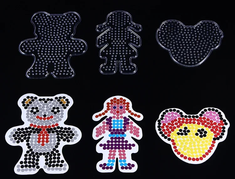 5mm Beads Pegboard Template for Iron Beads DIY Puzzle Toy 1pcs