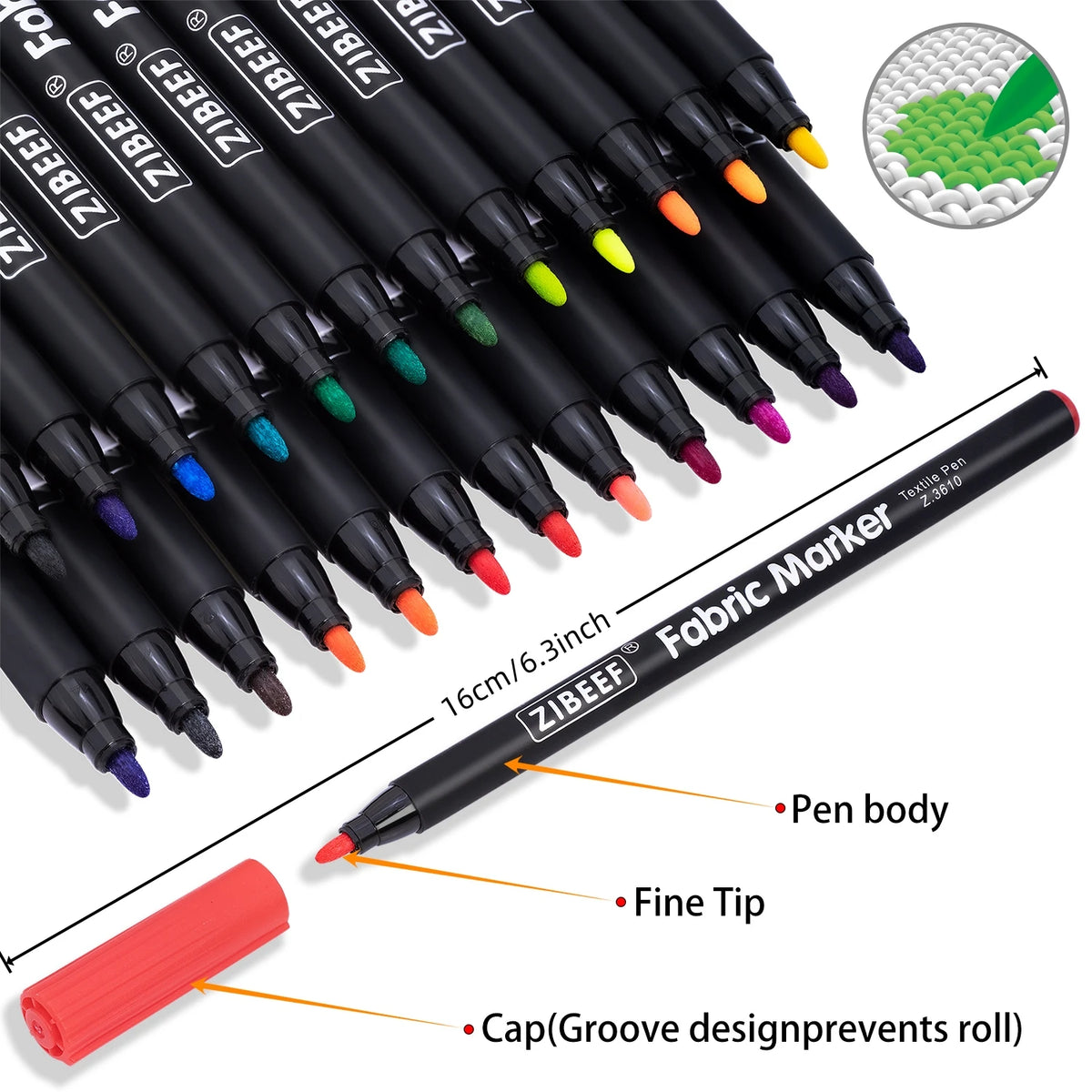 CowLost | markers-product_id-12-24-color-permanent-fine-tip-fabric-markers-for-clothes-bags-textile-canvas |2