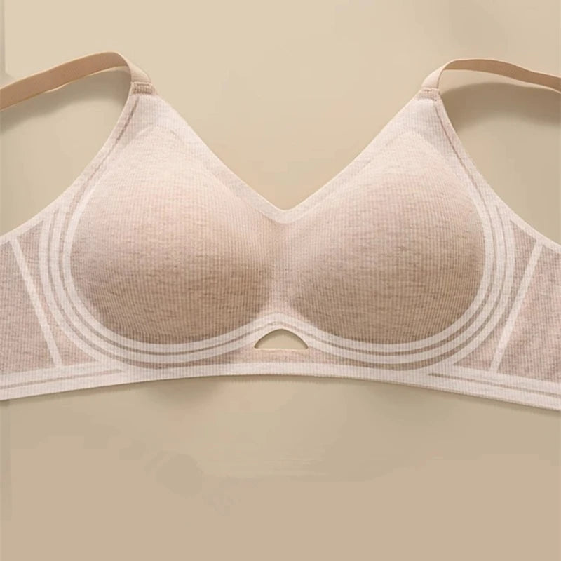 CowLost | product_id-seamless-wire-free-triangle-push-up-bra-for-women-comfortable-support |5