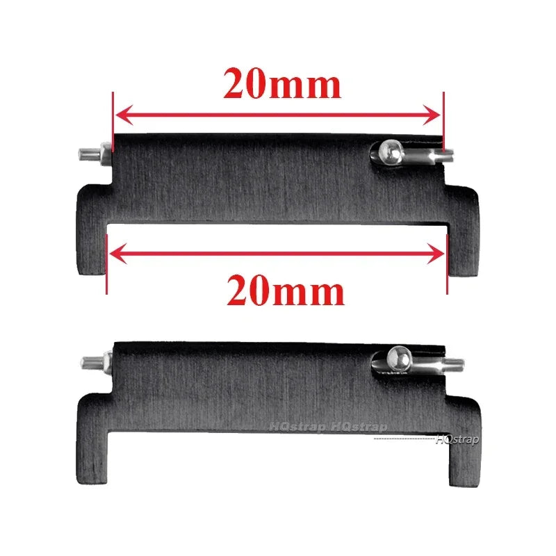 CowLost | product_id-2pcs-stainless-steel-quick-release-watch-strap-adapters-18mm-22mm |30