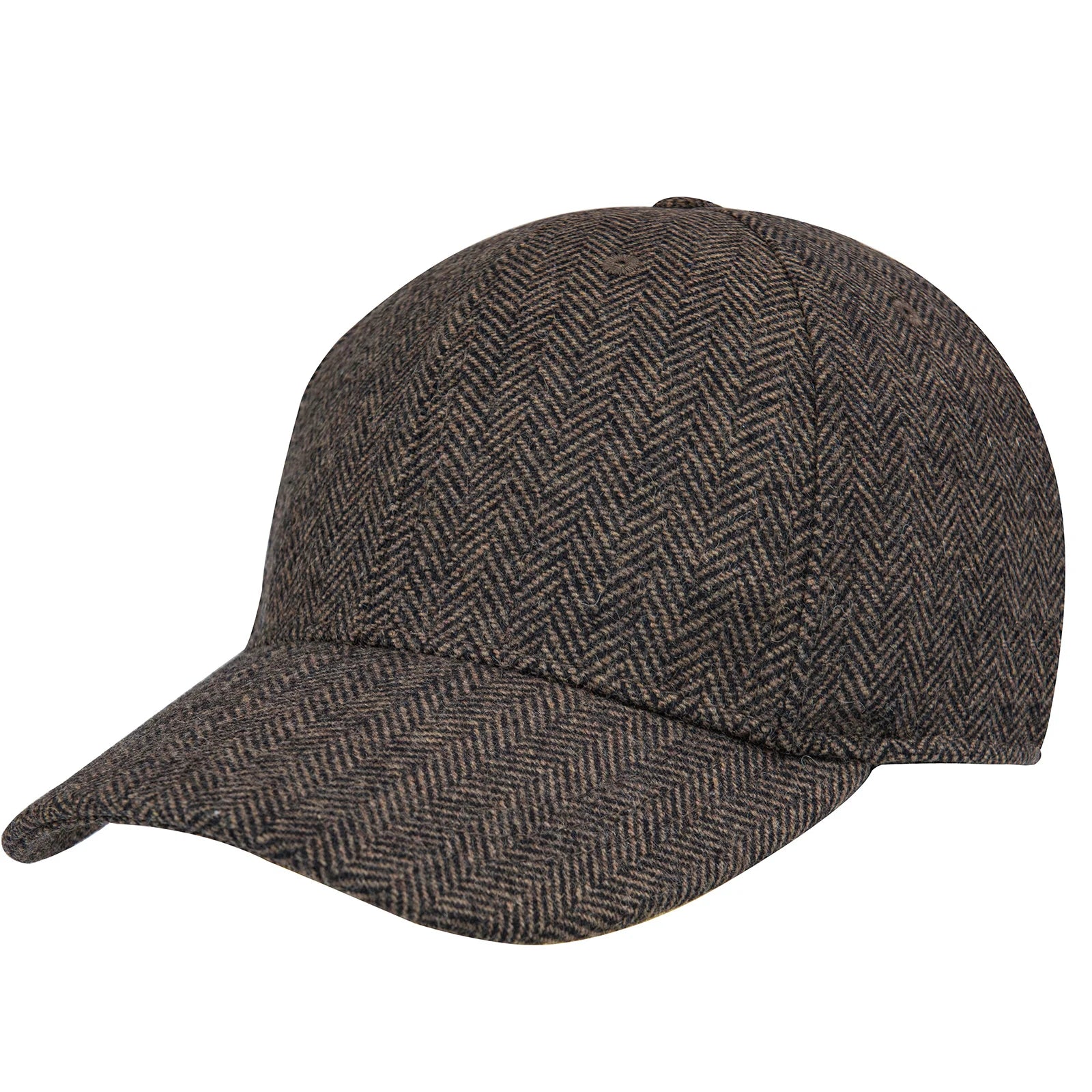 CowLost | botvela-mens-wool-tweed-baseball-cap-casual-style-soft-adjustable-unstructured-hat |26
