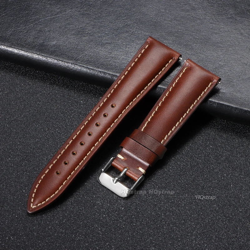 CowLost | product_id-calfskin-leather-quick-release-watch-band-with-silver-stainless-steel-buckle-18-22mm |15