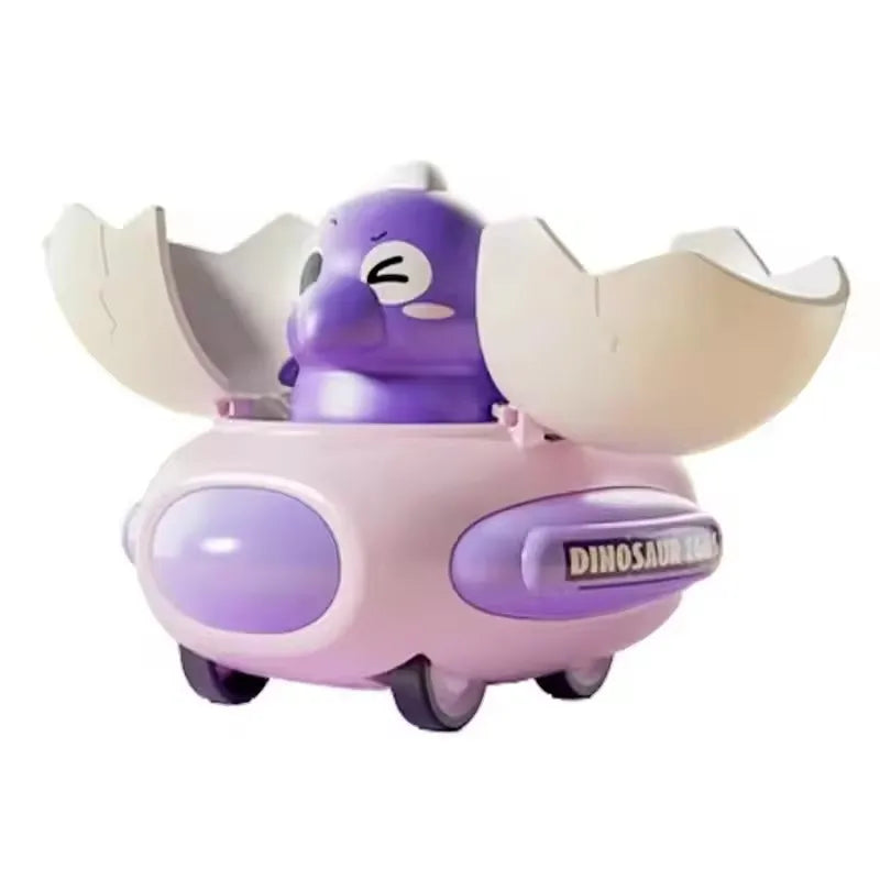 Cartoon Dinosaur Egg Plastic Bumper Car Classic Kids Interactive Toy