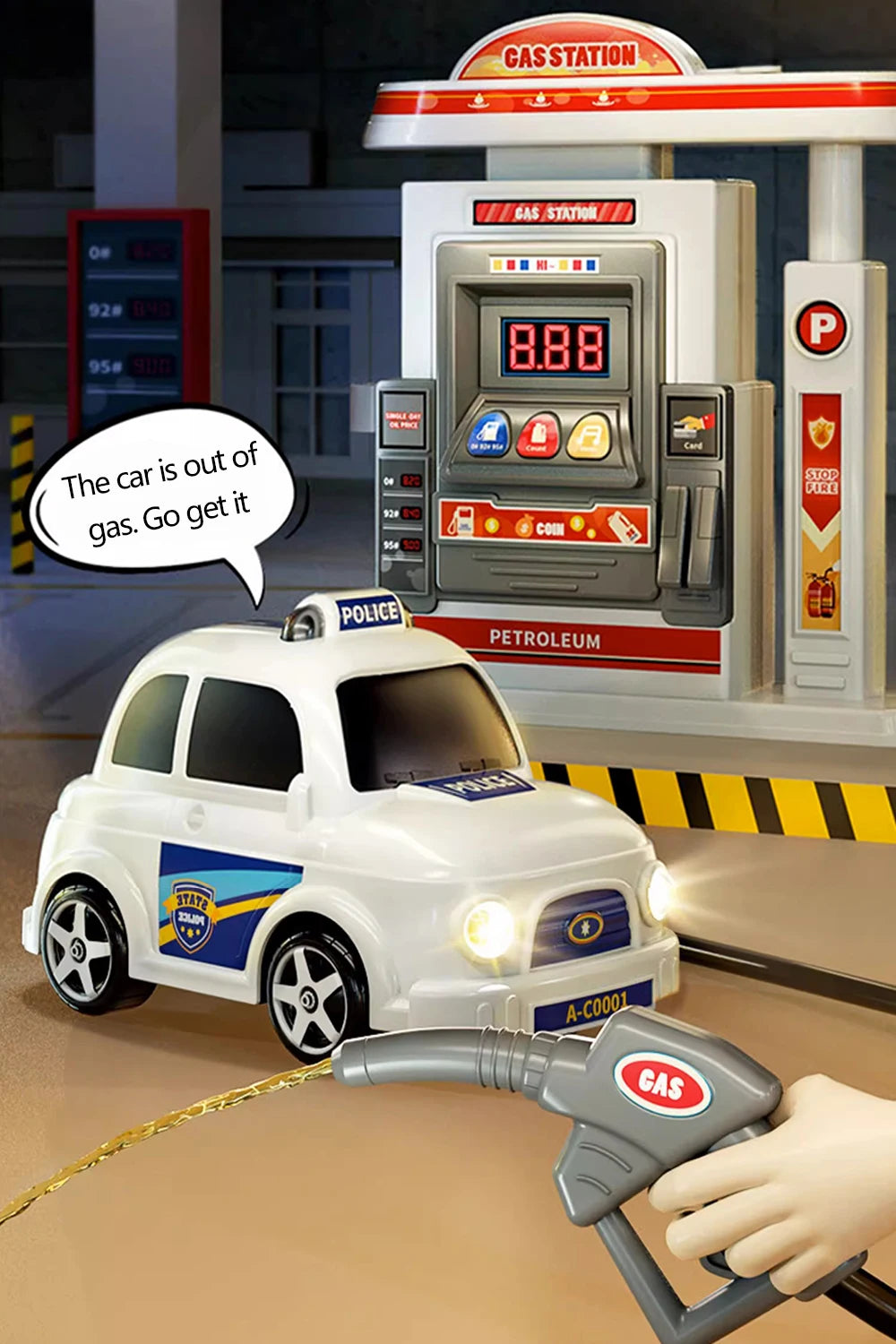 CowLost | product_id-gas-station-toy-playset-with-spray-car-educational-gift-for-kids-3-12 |7