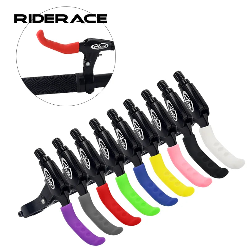 CowLost | riderace-bicycle-brake-handle-cover-sleeve-silicone-gel-anti-skid-mtb-mountain-bike-brake-protector-cycling-handlebar-protect |1