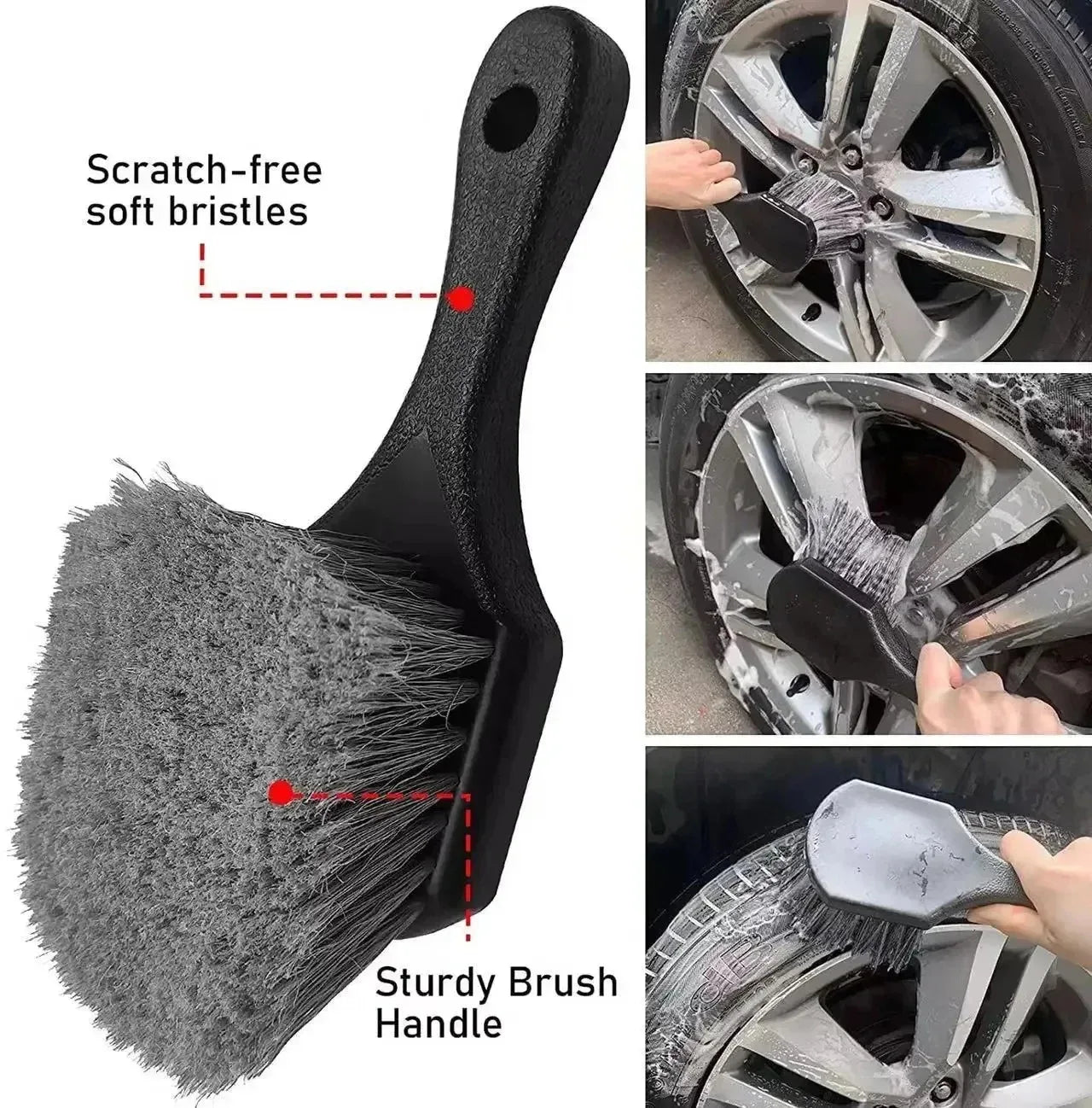 CowLost | wheels-tires-product_id-car-wheel-cleaning-brush-set-short-handle-tire-rim-washing-brush-auto-accessories |9
