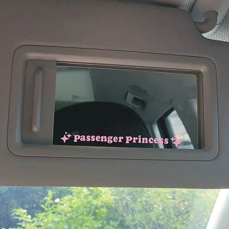 CowLost | 2pcs-mirror-decoration-sticker-passenger-princess-star-mirror-decal-sticker-rearview-mirror-car-vinyl-decoration-funny-car-decal |9