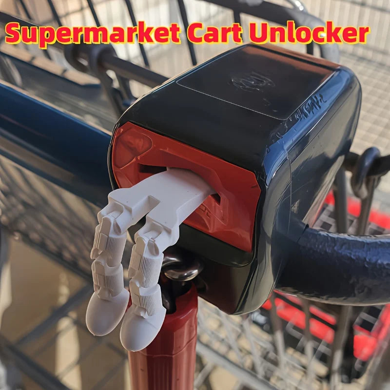 Creative Shopping Cart Keychain Token Supermarket Cart Unlock Tool Durable Plastic