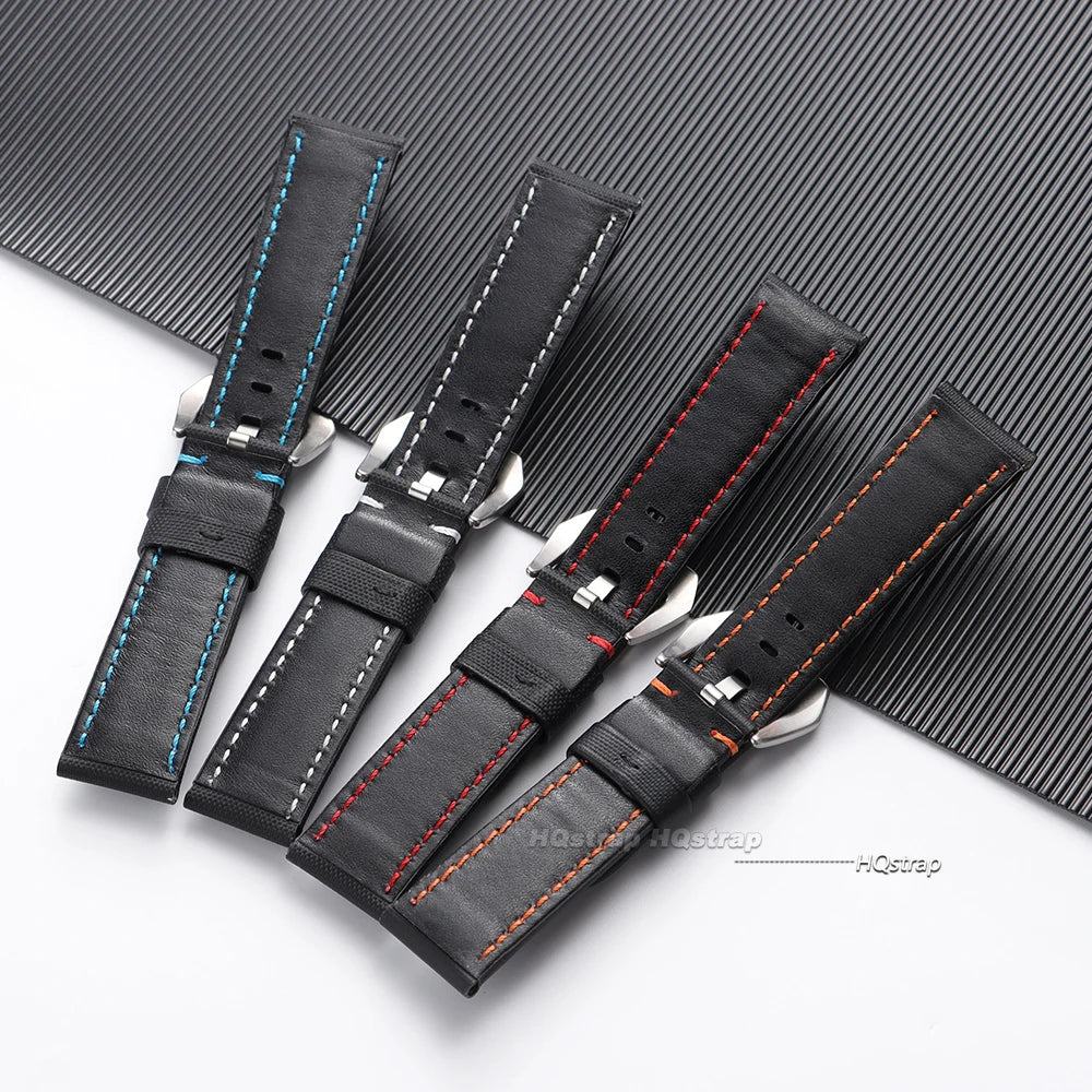 CowLost | 20mm-22mm-24mm-26mm-sailcloth-straps-for-omega-for-panerai-for-seiko-divers-watches-men-women-universal-nylon-leather-watch-band-1 |5