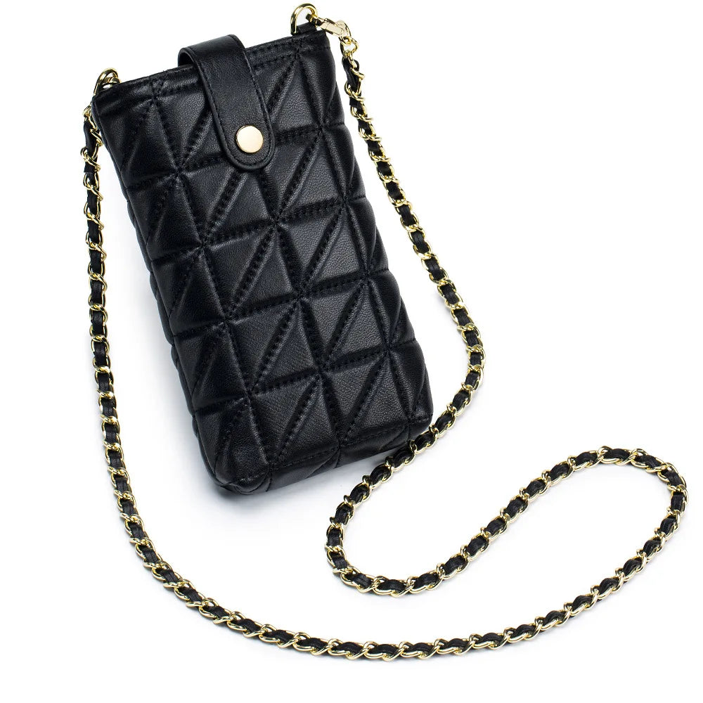 CowLost | uncategorized-genuine-sheepskin-leather-women-crossbody-bag-with-chain-strap |23