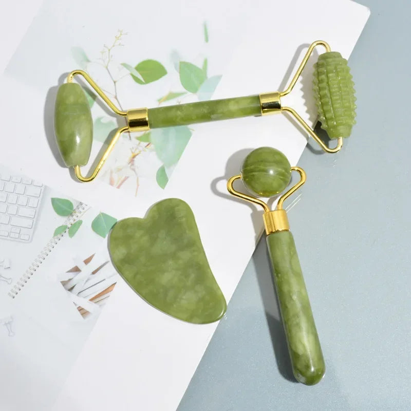 CowLost | natural-jade-roller-face-gua-sha-natural-stone-body-neck-massager |9