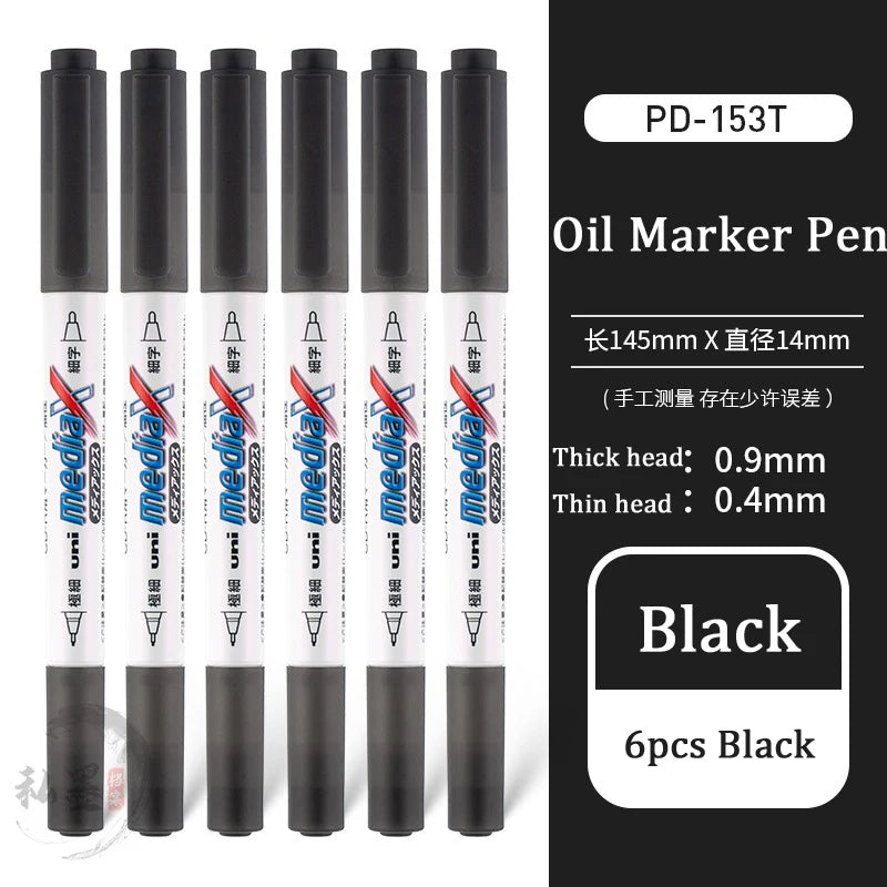 CowLost | product_id-uni-double-headed-oil-marker-pen-0-4-0-9mm-quick-dry-for-cd-glass-ceramic-fabric-leather-tire |14