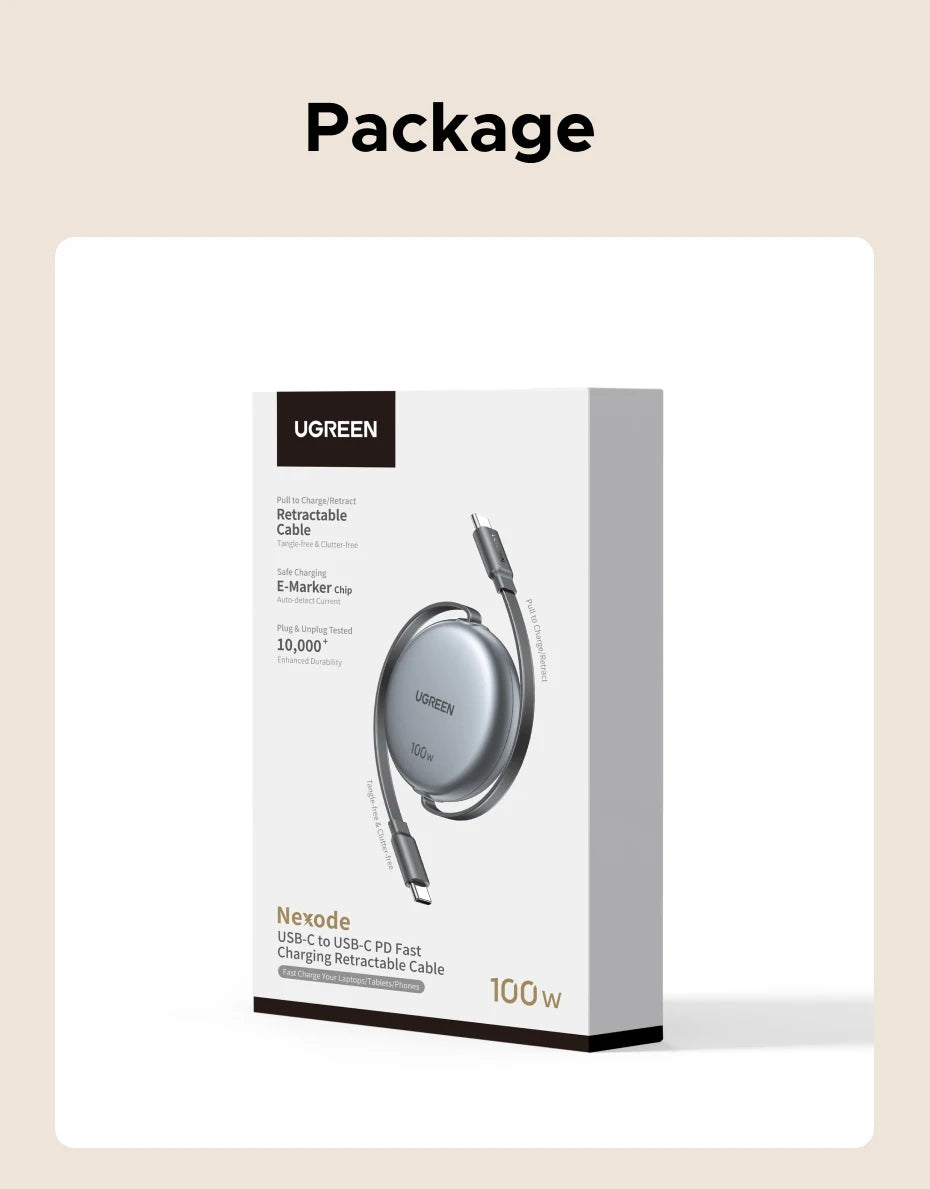 CowLost | ugreen-retractable-pd-100w-usb-c-to-usb-c-cable-fast-charging |16
