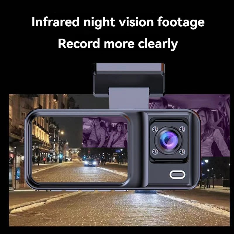 CowLost | product_id-baideluo-3-channel-1080p-car-dash-cam-with-rear-view-recorder |11