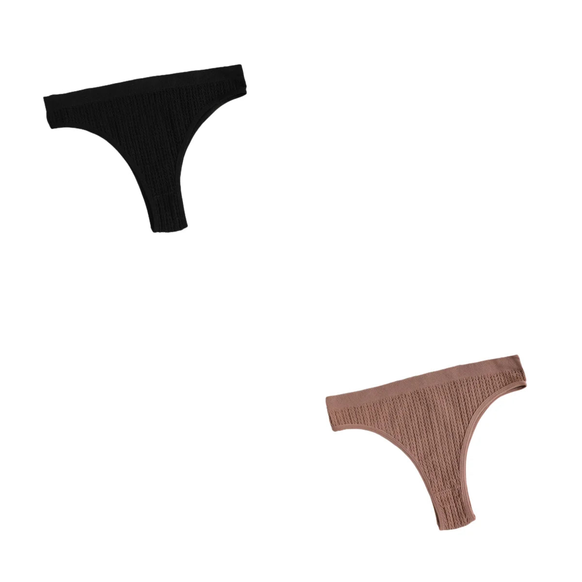 CowLost | product_id-2pcs-womens-seamless-low-rise-solid-briefs-m-xl |22
