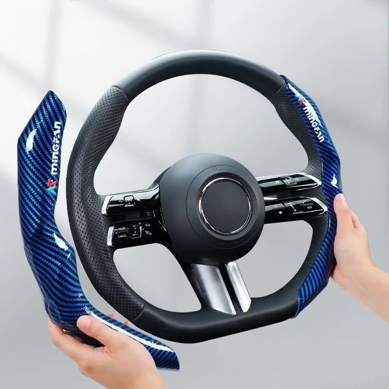 CowLost | luxury-carbon-fiber-steering-wheel-cover |8