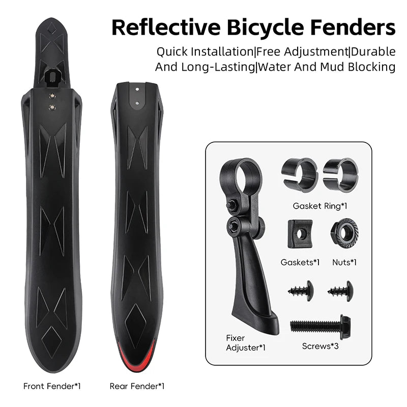 CowLost | sporting-goods-west-biking-reflective-high-toughness-bicycle-fender-for-26-27-5-inch-mtb |33