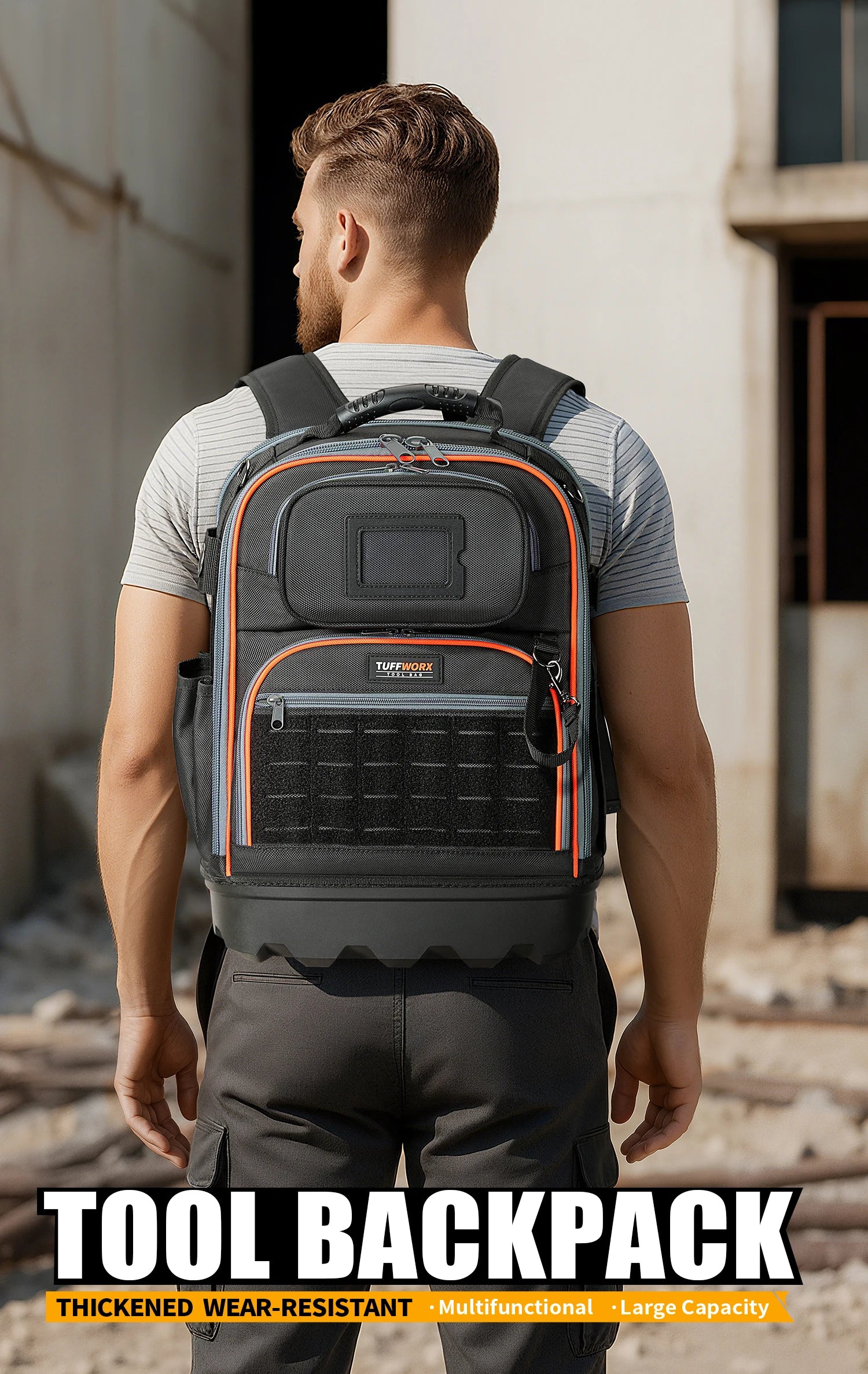 CowLost | product_id-heavy-duty-tool-backpack-with-laptop-compartment-molded-base-1680d-oxford-multiple-pockets |7