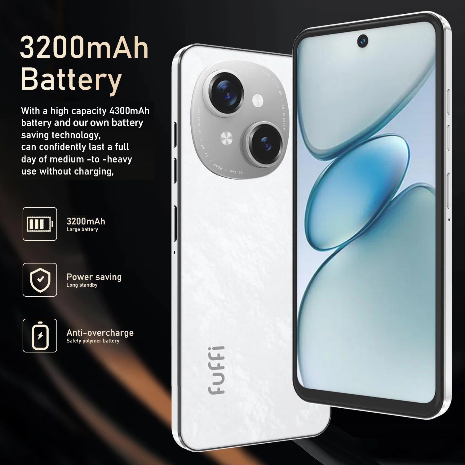 CowLost | fuffi-i13-pro-smartphone-8gb-512gb-3200mah-battery-13mp-camera-6-56-inch-5g-network-dual-sim-android-12 |13