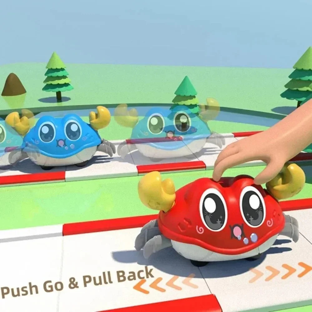 CowLost | product_id-childrens-double-return-force-left-right-shake-pull-back-crab-toy |3