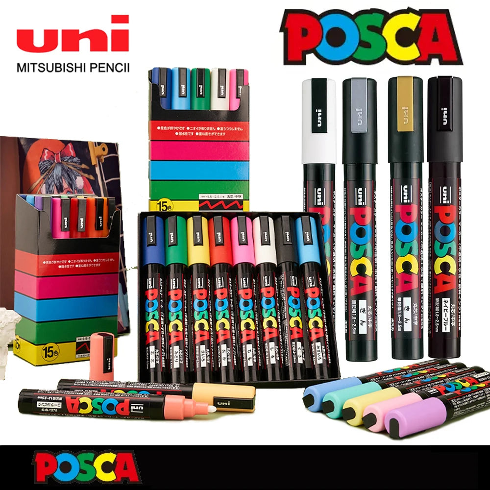 CowLost | product_id-uni-posca-marker-set-pc-1m-3m-5m-8k-17k-non-toxic-permanent-manga-paints-36-colors |1