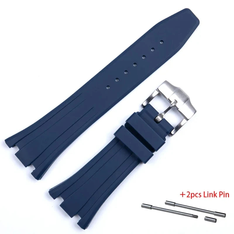 CowLost | product_id-26-27mm-waterproof-soft-silicone-strap-with-link-pin-for-ap-royal-oak-ga2100-ga-2110-replacement-watchband |23