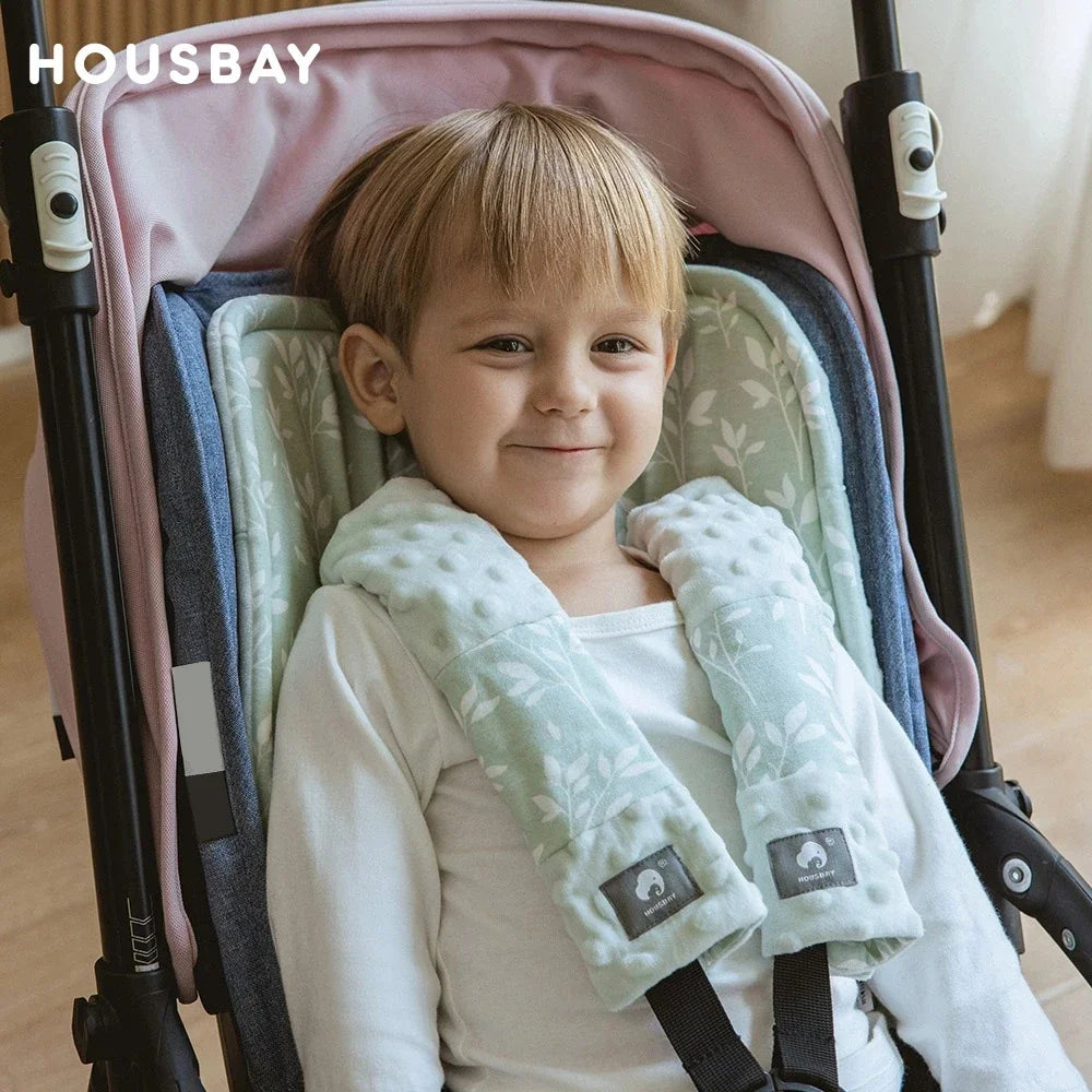 CowLost | seat-belt-cover-2pcs-set-baby-car-pram-belt-pad-kids-shoulder-protector |1