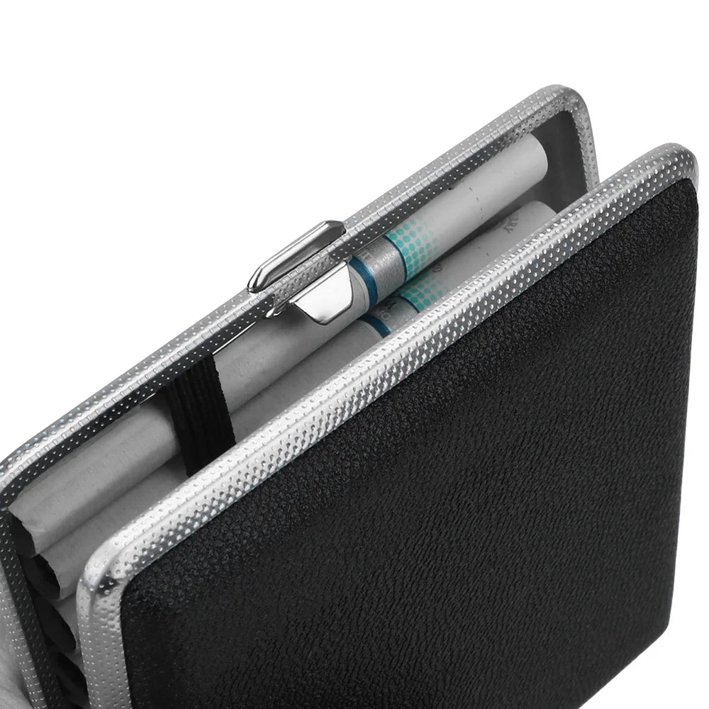 CowLost | product_id-stainless-steel-leather-cigarette-case-for-20pcs-double-open-tobacco-box |5