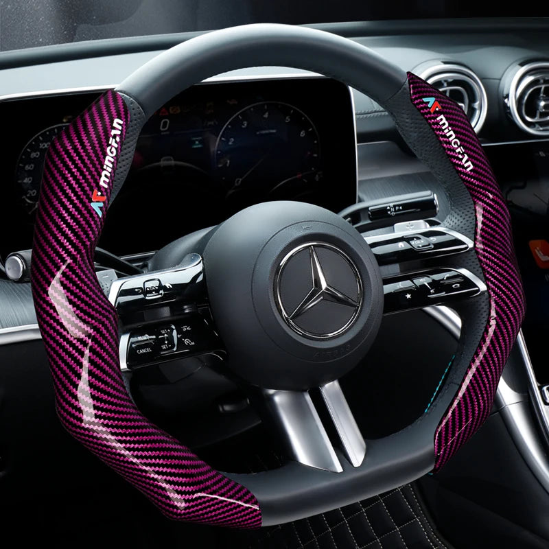CowLost | luxury-carbon-fiber-steering-wheel-cover |13
