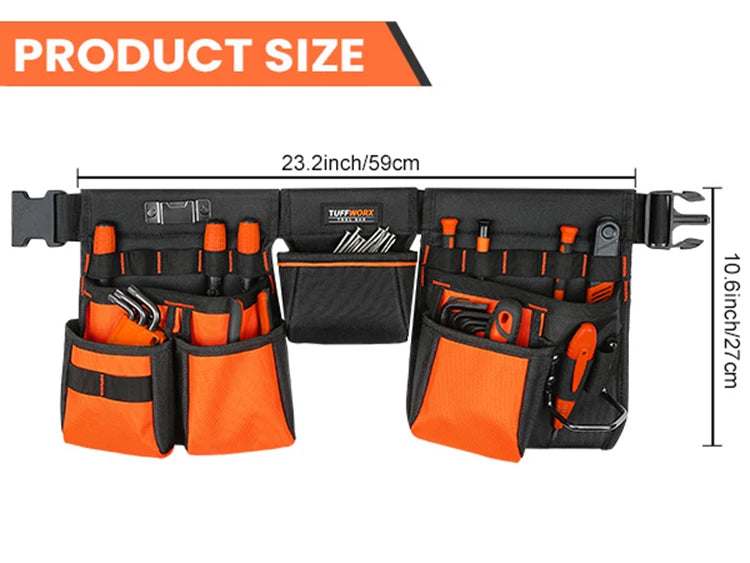 CowLost | product_id-adjustable-tool-belt-for-men-nail-holster-utility-waist-holder-for-contractors-and-mechanics |8