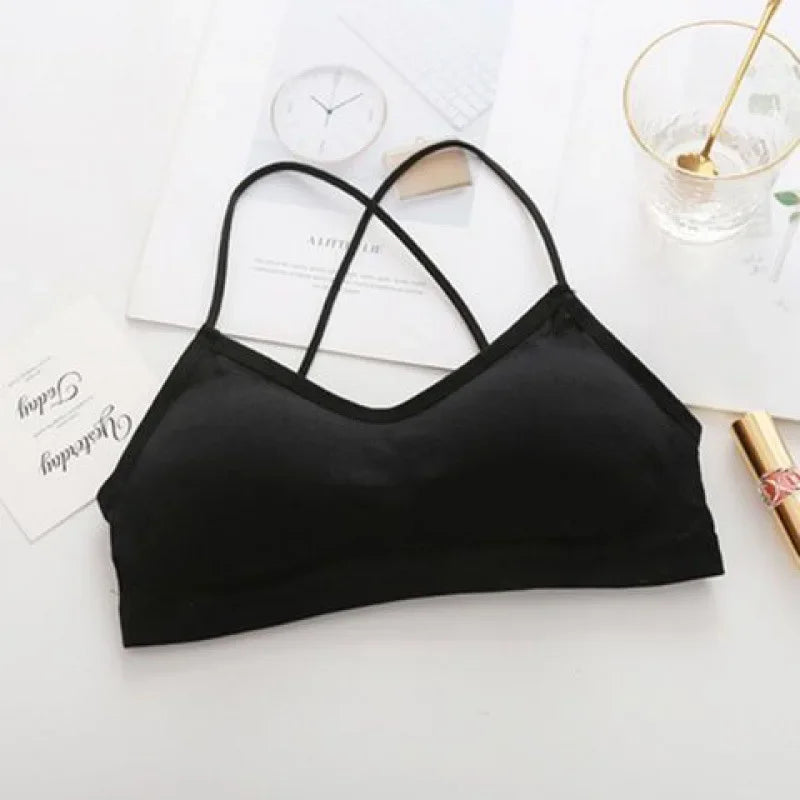 CowLost | product_id-women-s-seamless-cross-back-crop-bra-top-with-removable-pads |12