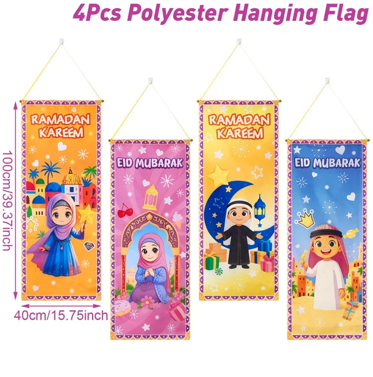 CowLost | ramadan-kareem-hanging-flag-ramadan-decoration |20