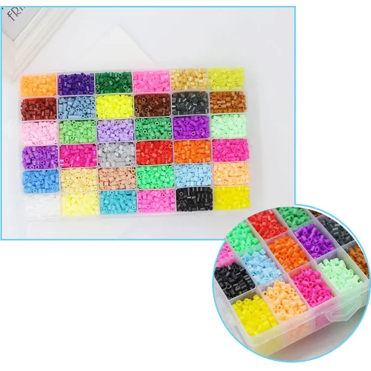 Perler 5mm Hama Beads 4800pcs 24 Colors Educational DIY Puzzle Toy Gift EVA Food Grade