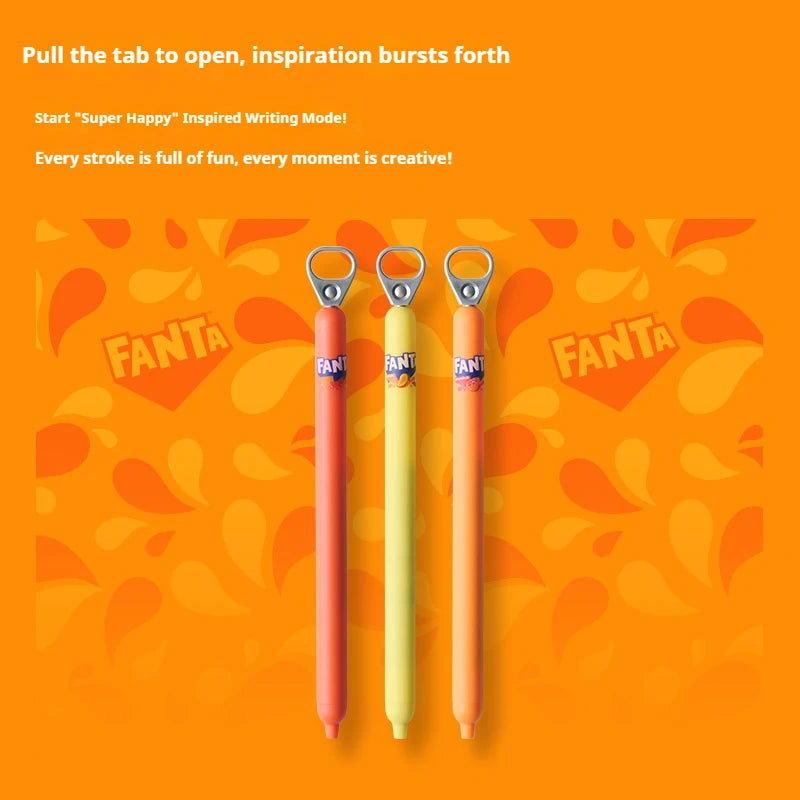 CowLost | product_id-kaco-fanta-collab-sprint-pop-up-0-5mm-black-gel-pen-side-knock-smooth-writing-stationery |3