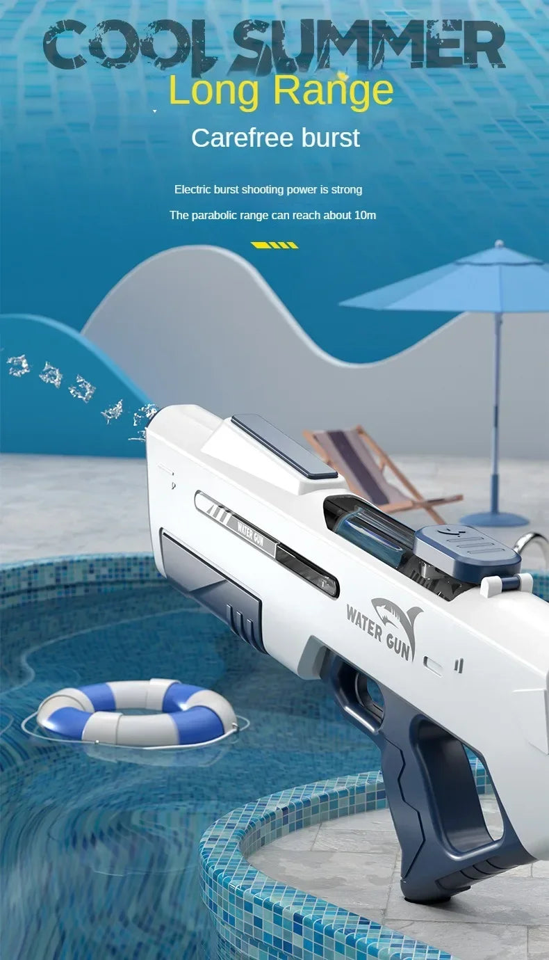 Automatic Electric Water Absorption High-Pressure Water Gun Toy for Kids