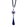 CowLost | product_id-blue-evil-eye-crystal-tassel-car-rearview-mirror-pendant-halloween-talisman-gift |21
