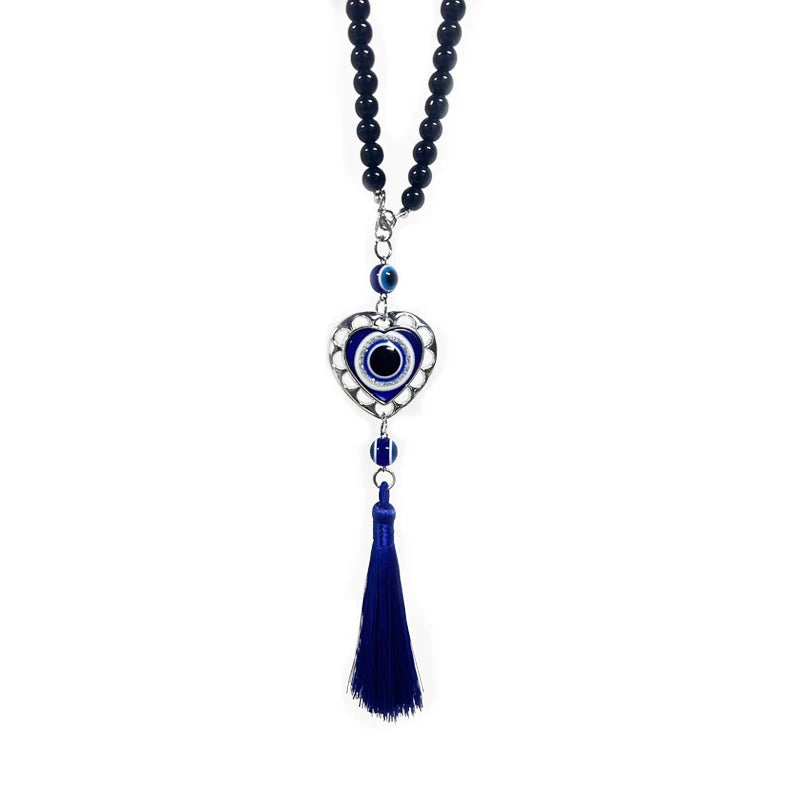CowLost | product_id-blue-evil-eye-crystal-tassel-car-rearview-mirror-pendant-halloween-talisman-gift |21