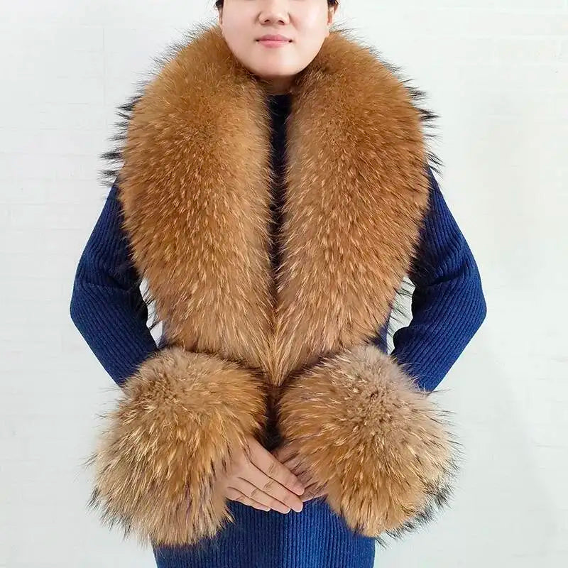CowLost | winter-natural-fox-fur-scarf-and-cuff-set |53