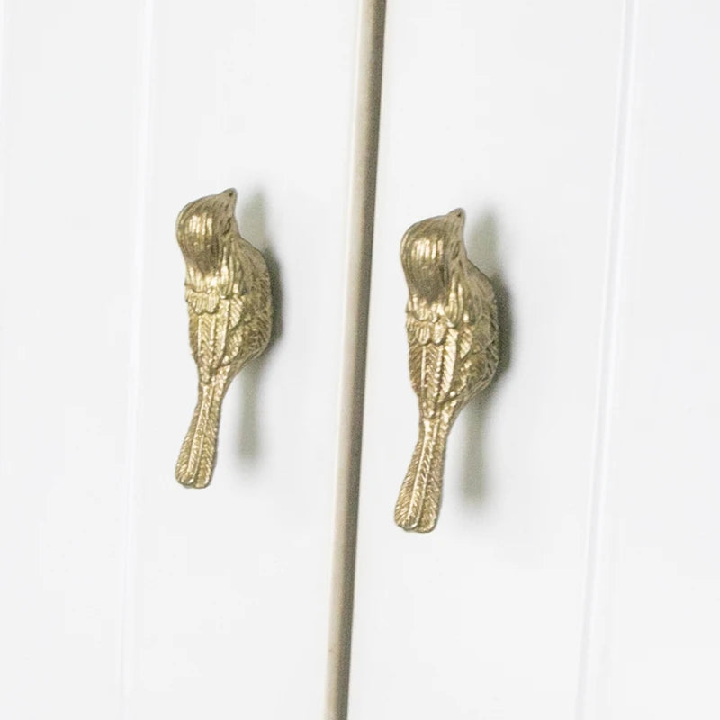 CowLost | kedlo-solid-brass-european-luxury-bird-drawer-knob-furniture |9