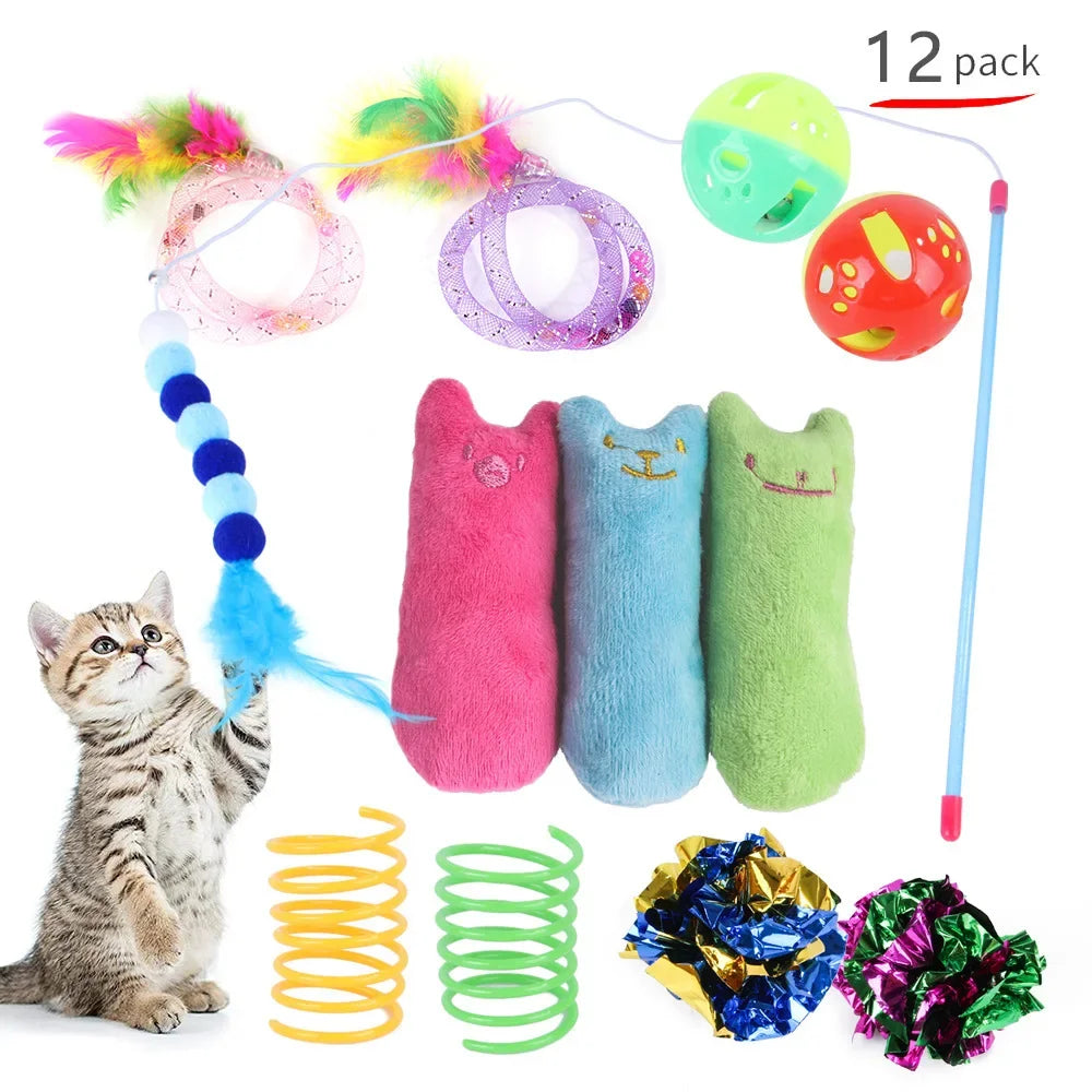 CowLost | cat-treats-cat-toys-mouse-shape-balls-and-foldable-play-tunnel |19