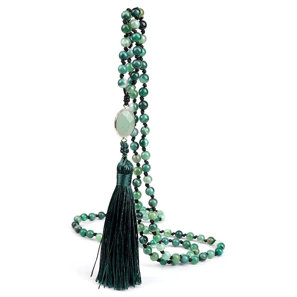 CowLost | handbags-bohemian-108-beaded-mala-tassel-necklace-natural-stone-yoga-jewelry |16