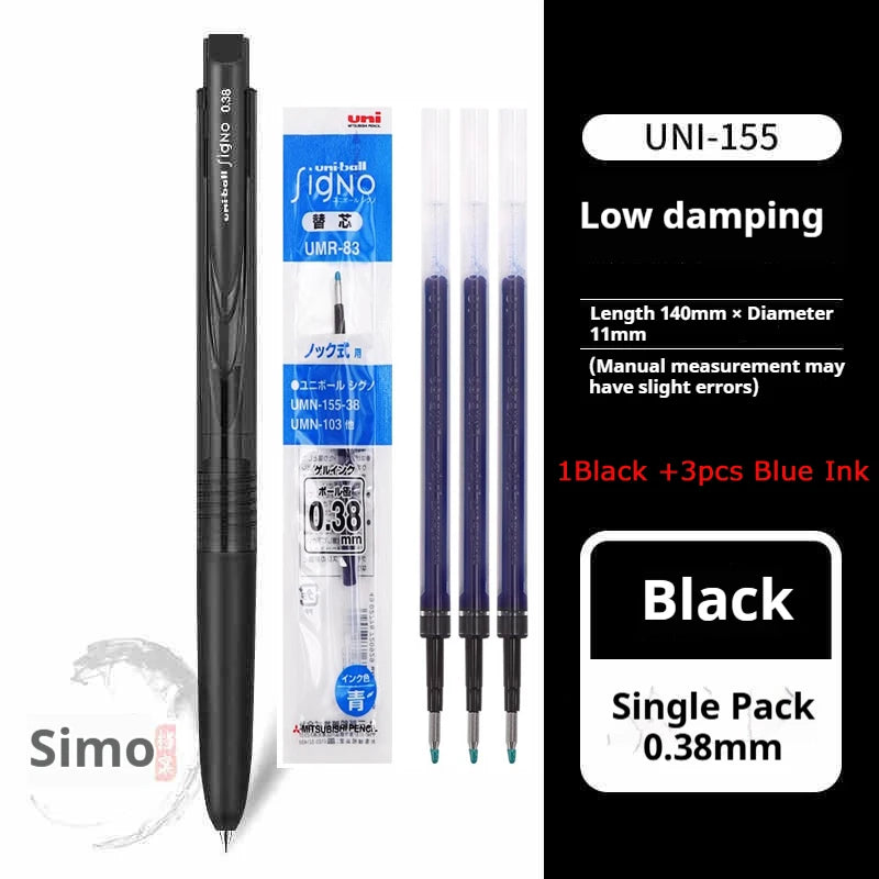 CowLost | product_id-mitsubishi-uni-signo-umn155-gel-pen-0-38-0-5mm-black-red-blue-quick-dry-smooth-low-friction |59