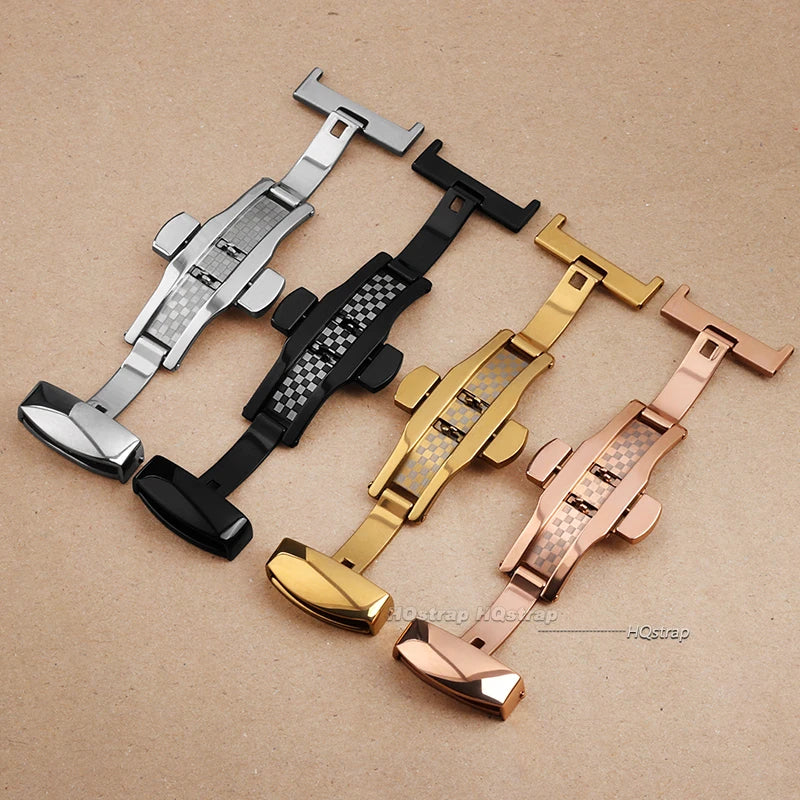 CowLost | product_id-butterfly-deployment-double-click-stainless-steel-watch-band-clasp-14-22mm |5