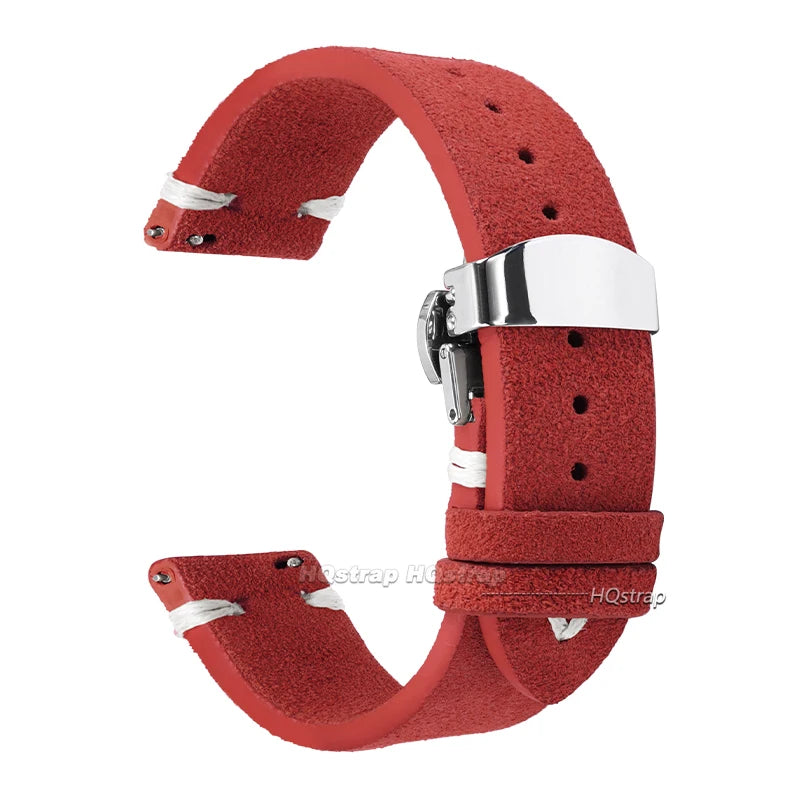 CowLost | product_id-vintage-genuine-suede-leather-watchband-with-butterfly-buckle-18-20-22mm-quick-release-for-seiko |11