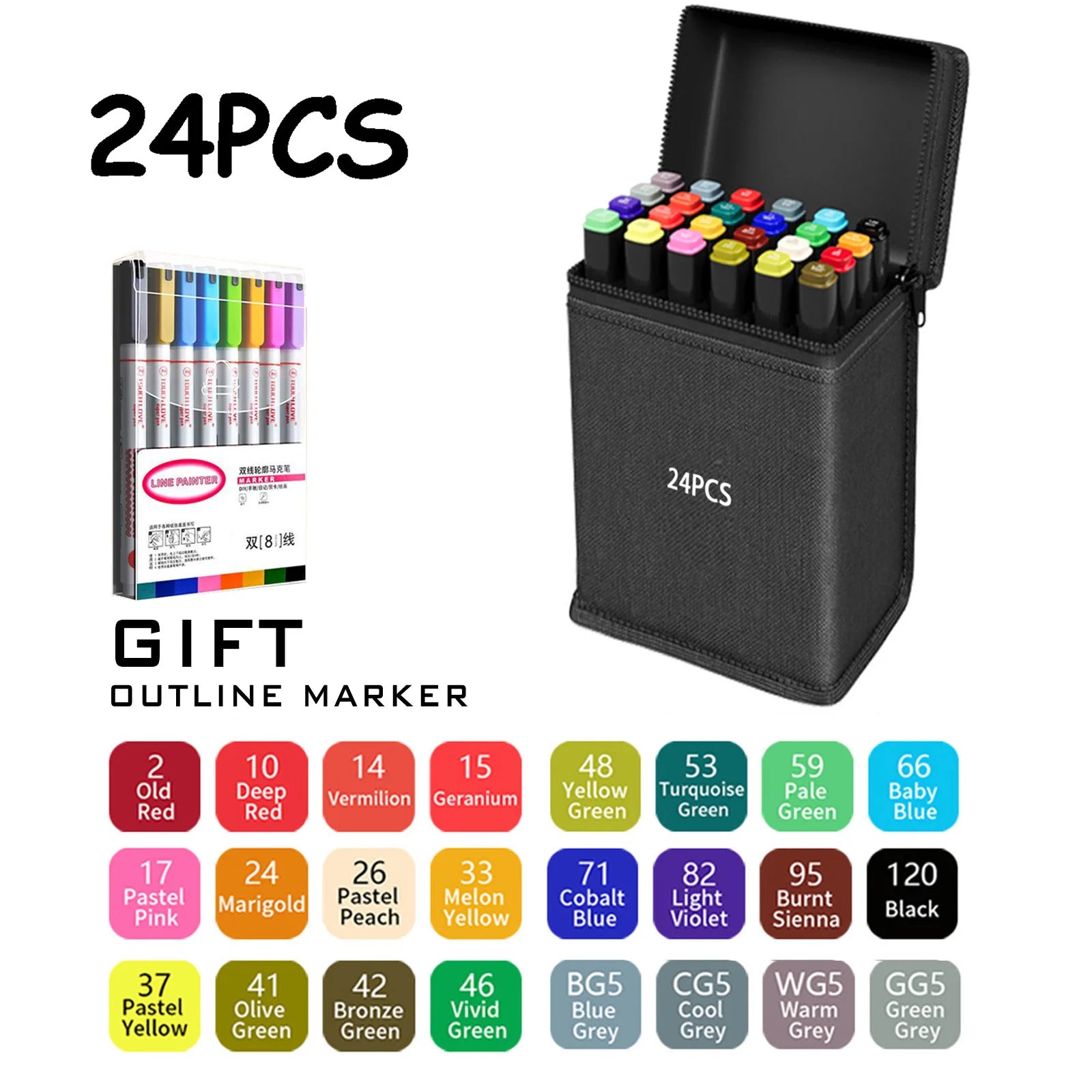 CowLost | product_id-120-color-double-tip-permanent-art-marker-set-for-drawing-design |22