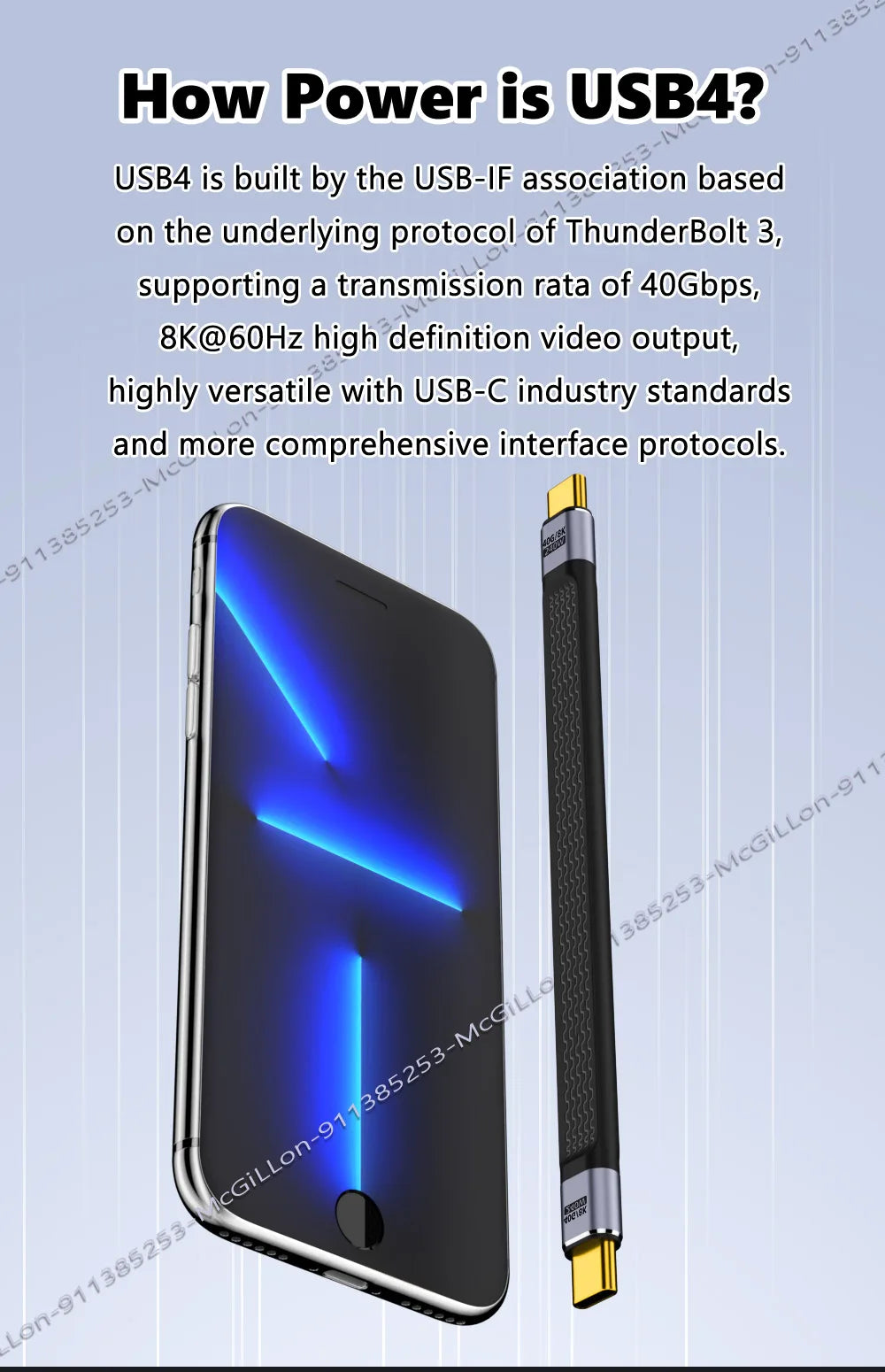CowLost | product_id-240w-5a-usb-c-to-usb-c-thunderbolt-4-cable-40gbps-8k-60hz-fast-charge-for-macbook-samsung-xiaomi |13