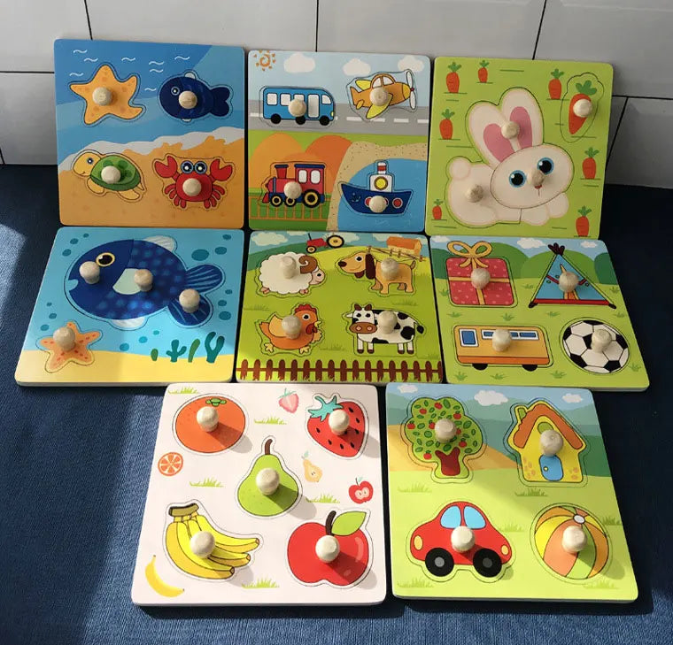 CowLost | fencing-barriers-montessori-baby-wooden-puzzles-1-3-years-educational-toys |7