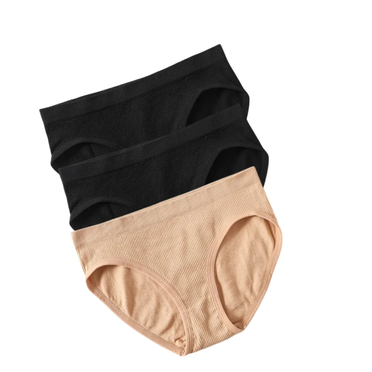 CowLost | product_id-3pcs-womens-seamless-low-rise-full-coverage-briefs |22