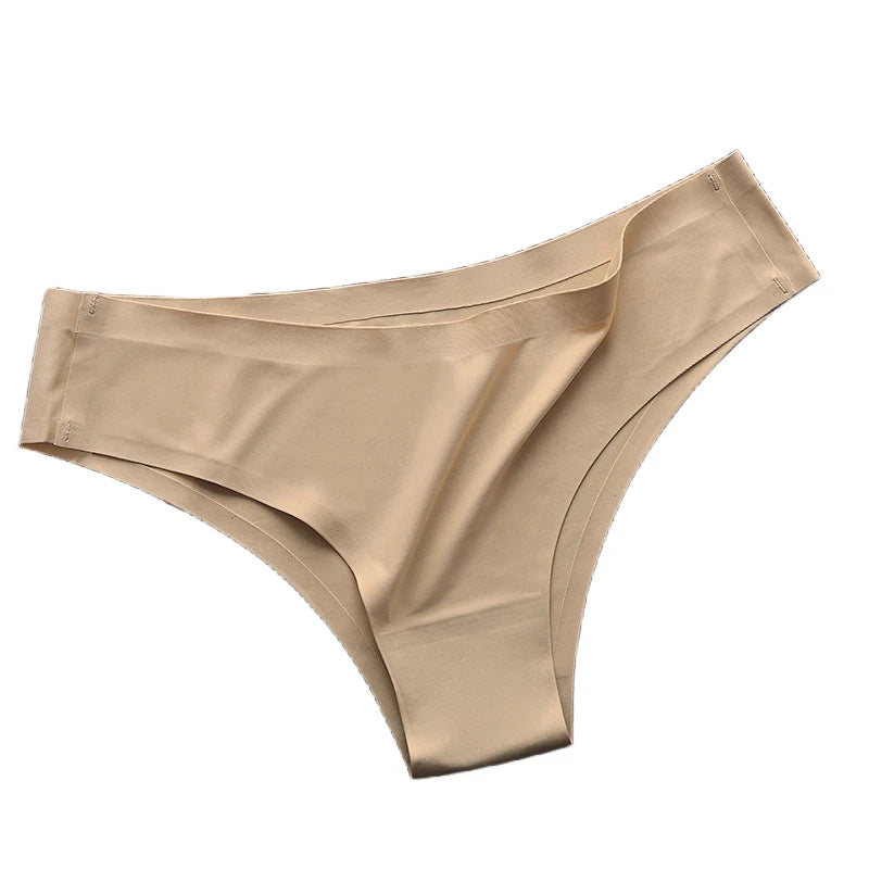 CowLost | product_id-3pcs-women-s-seamless-low-rise-ultra-thin-ice-silk-briefs-solid-color |9