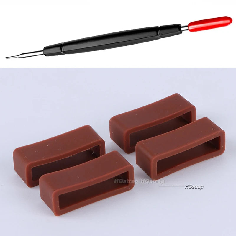 CowLost | product_id-4pcs-silicone-watch-band-keepers-loop-rings-16-26mm-secure-strap-holders |22